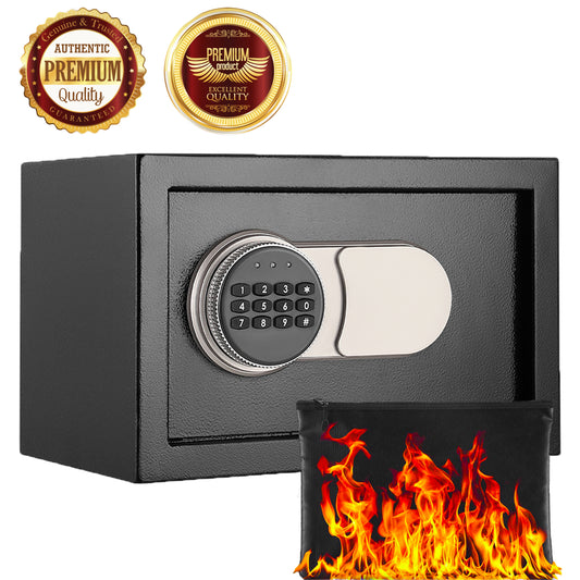 Bigfeliz 0.5 Cu.ft. Safes,Fire and Water Resistant Safe Box with Digital Keypad and Alarm System